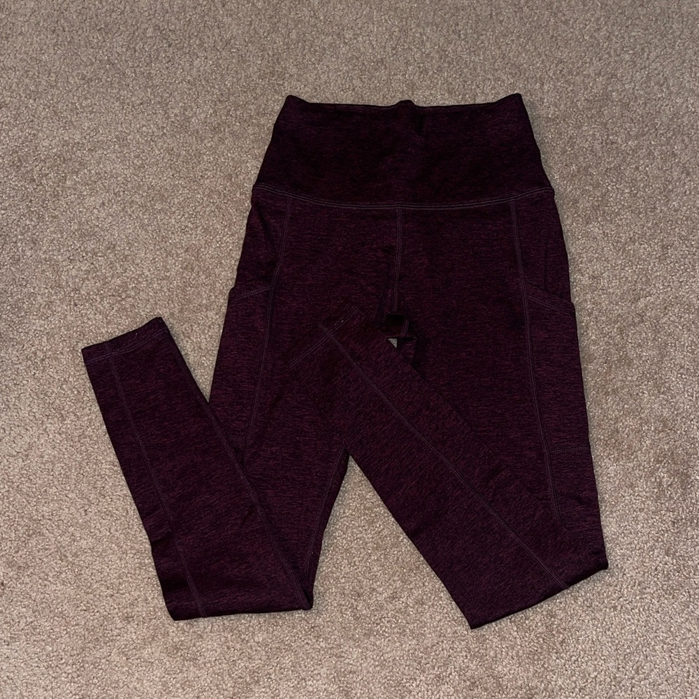 Aerie Maroon Athletic Leggings